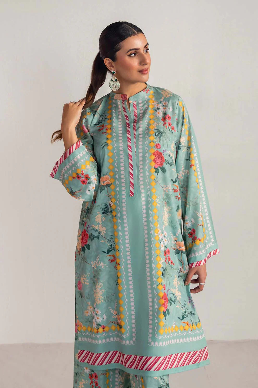 Aayra Printed Silk 2 PC