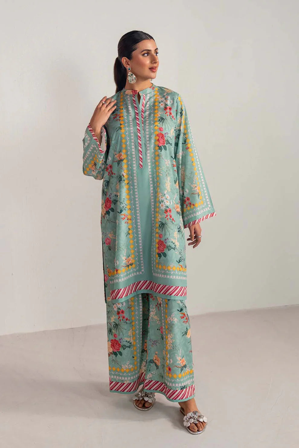 Aayra Printed Silk 2 PC