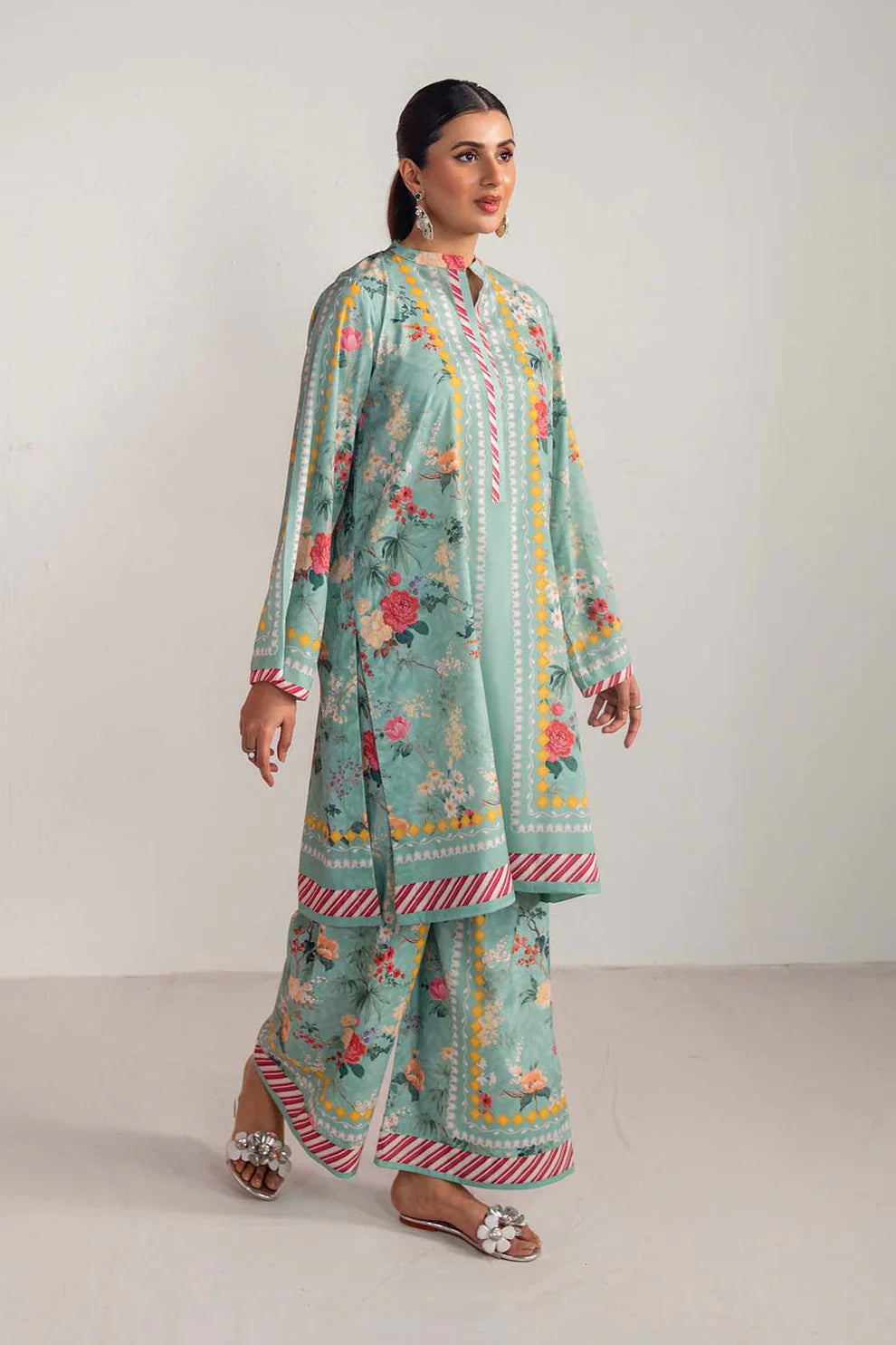Aayra Printed Silk 2 PC