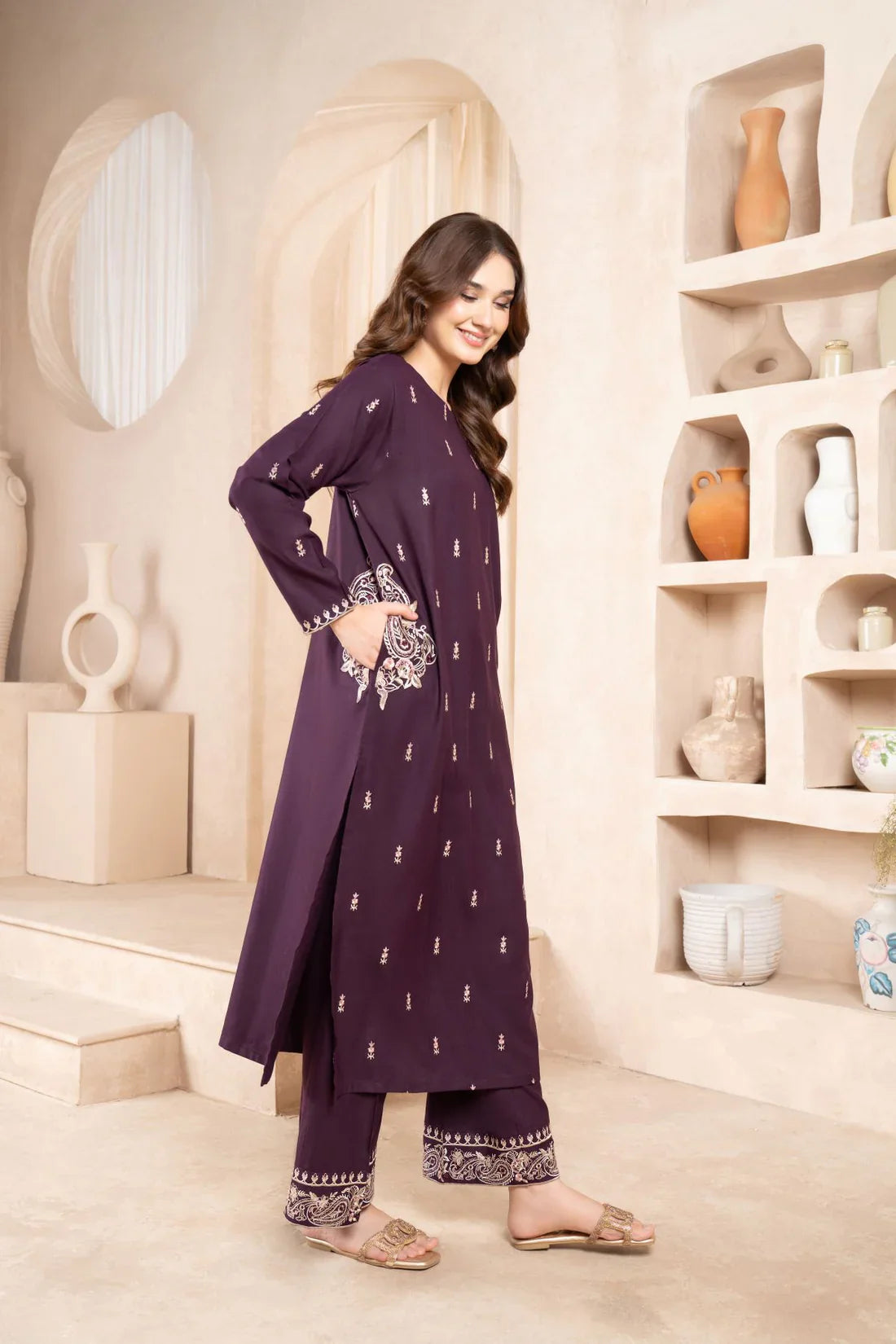 Purple Iris 2-PC