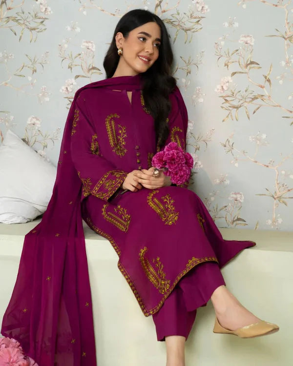 Amber Embroidered 2-PC